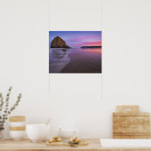 Poster USA, Oregon, Clatsop County, Haystack Rock et (Cuisine)