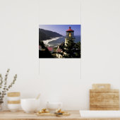 Poster USA, Oregon, Florence. Phare de Heceta Head (Cuisine)