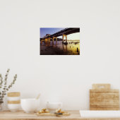 Poster USA, Oregon, Florence. Siuslaw Bridge et (Cuisine)