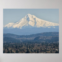 USA, Oregon, Mont Hood en hiver