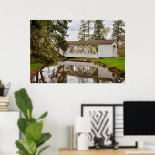 Poster USA, Oregon, Scio, pont Hannah (Bureau à domicile)