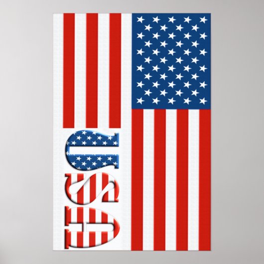 Poster USA patriotique (Devant)