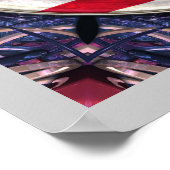 Poster USA Peace Flag Art (Coin)