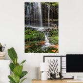 Poster USA, Pennsylvanie, Benton. Cascade délicate (Bureau à domicile)