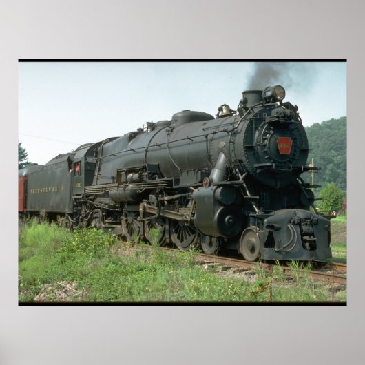 Poster USA, Pennsylvanie RR_Trains du monde (Devant)