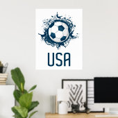 Poster USA Soccer (Bureau à domicile)