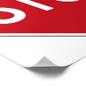 Poster USA Stop Sign (Coin)