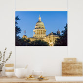 Poster USA, Texas, Austin. Capitol Building (1888) 4 (Cuisine)