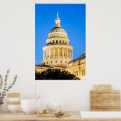 Poster USA, Texas, Austin. Capitole (1888) 2 (Cuisine)