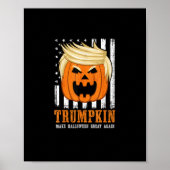 Poster Usa Trumpkin Rendre Halloween super encore drôle (Devant)