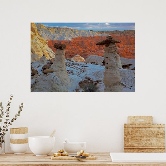 Poster USA, Utah, Grand Staircase Escalante-National 2 (Cuisine)