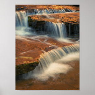 Poster USA, Utah, Zion National Park. Pittoresque de