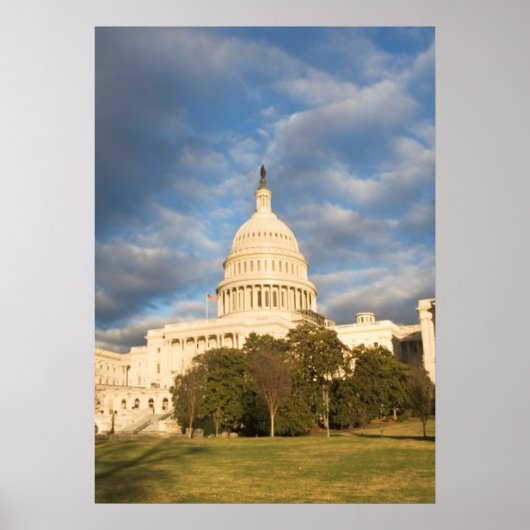 Poster USA, Washington DC, Capitol building (Devant)