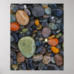Poster USA, Washington, Lopez Island, Agate Beach