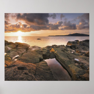 Poster USA, Washington, San Juan Islands. A dramatic 2