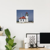 Poster USA, Washington, Seattle, Alki Point Lighthouse, 2 (Bureau à domicile)