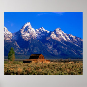 Poster USA, Wyoming, Grand Teton National Park, Matin