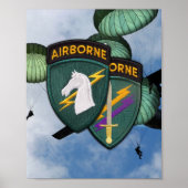 Poster USACAPOC 1er Patch Opérations Spéciales Imprimer (Devant)