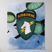 Poster USACAPOC 1er Patch Opérations Spéciales Imprimer (Devant)