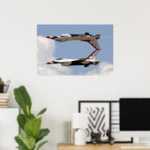 Poster USAF Thunderbirds (Bureau à domicile)