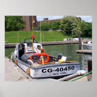 Poster USCG 40 Pied utilitaire Bateau grand # 40450
