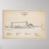 Poster USCG Cutter Icarus wpc-110 - SBD (Devant)