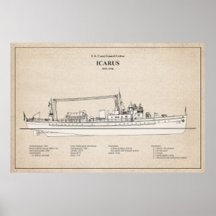 Poster USCG Cutter Icarus wpc-110 - SBD