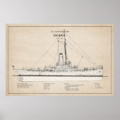 Poster USCG Cutter Modoc wpg-46 - SBD (Devant)