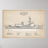 Poster USCG Cutter Polar Sea wagb-11 - SBD (Devant)