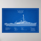 Poster USCG Cutter Spencer wpg-36 - ABD (Devant)