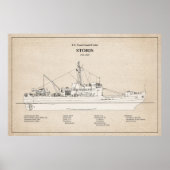 Poster USCG Cutter Storis wmec-38 - SBD (Devant)