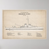Poster USCG Roger B. Taney whec-37 - SBD (Devant)