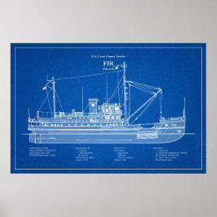 Poster USCG Tender Fir wlm-212 - ABD