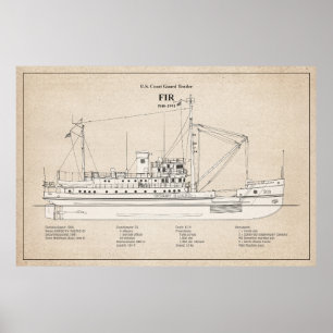 Poster USCG Tender Fir wlm-212 - SBD