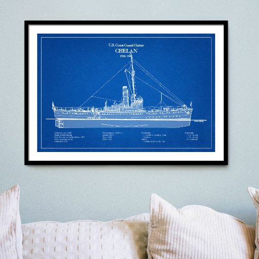 Poster USCGC Chelan - ABD