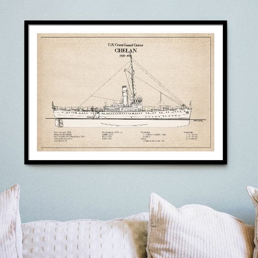 Poster USCGC Chelan - SBD