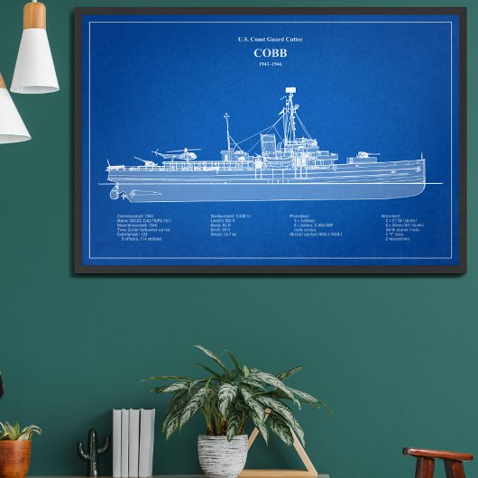 Poster USCGC Cobb wpg-181 - ABD