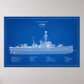 Poster USCGC Cobb wpg-181 - ABD (Devant)