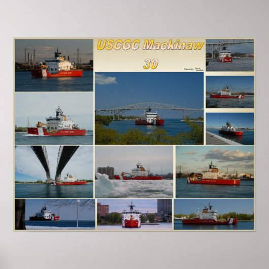 Poster USCGC Cutter Mackinaw (Devant)