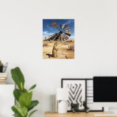 Poster Usé (Bureau à domicile)