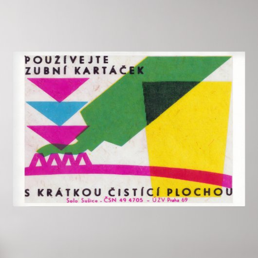 Poster Use Proper Toothbrush - Matchbox Print - Aesthetic (Devant)