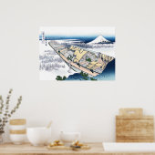 Poster Ushibori dans la province d'Hitachi (Cuisine)