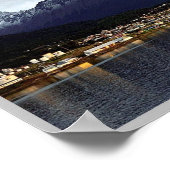 Poster Ushuaia - Par Nuit - Argentine - (Coin)