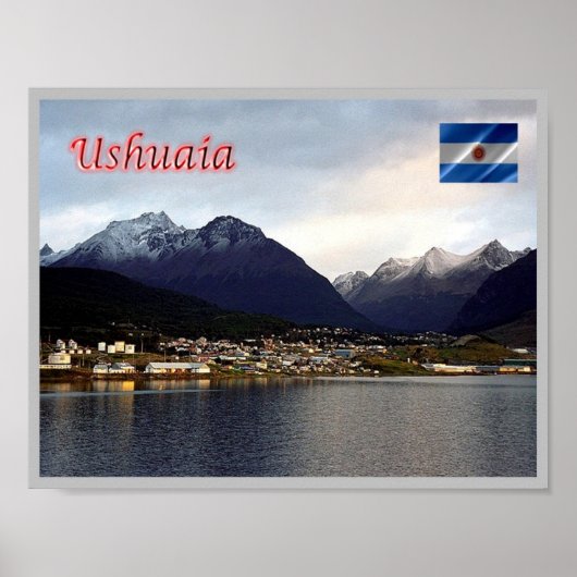 Poster Ushuaia - Par Nuit - Argentine - (Devant)