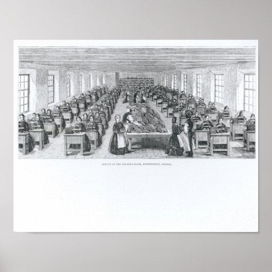 Poster Usine de chaussures (Devant)