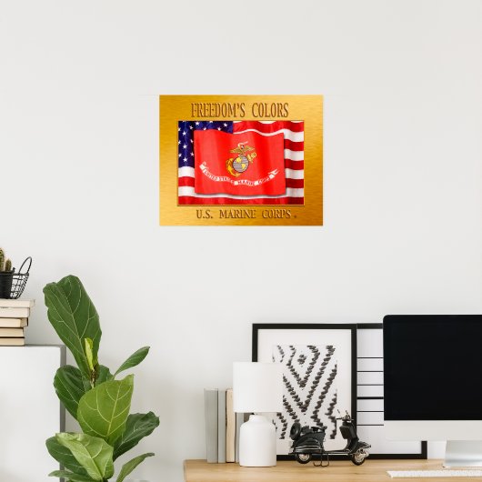 POSTER USMC (Bureau à domicile)