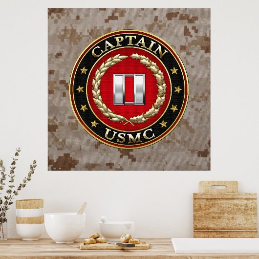 Poster USMC Capt [3D] (Cuisine)