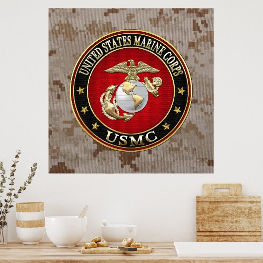 Poster USMC EGA [édition spéciale] [3D] (Cuisine)