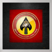 Poster USMC Opérations spéciales (MARSOC) [3D] (Devant)