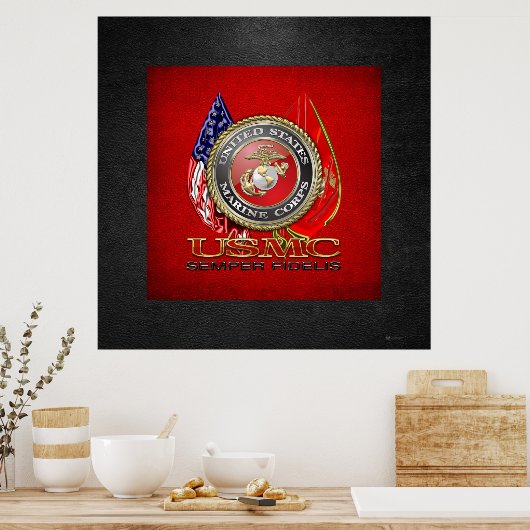 Poster USMC Semper Fi [édition spéciale] [3D] (Cuisine)